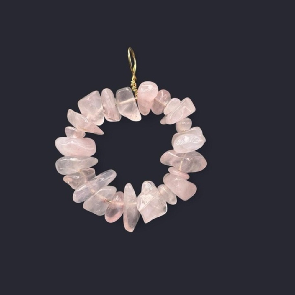 Rose Quartz Crystal Pendant